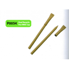 Recycle Paper Pen with Cap